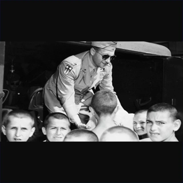 American Jewish Chaplains and Their Encounters with Jewish Holocaust Survivors 

The Holocaust (1941–1945) remains one of the most horrific events in world history. During World War II, German Nazis carried out a plan of mass extermination targeting groups they labeled as inferior or disloyal after the First World War. The Nazis’ main target became the Jewish people. 

After WWII, American Jewish army chaplains were among the first to meet Jewish survivors who had endured the mass murder of more than six million people. Allied forces had established temporary Displaced Persons (DP) camps for Holocaust survivors and other refugees. Sixty Army chaplains ministered to hundreds of the recently liberated prisoners, many of whom were still wearing their concentration camp uniforms. Chaplains were often unprepared for the extent of suffering and death they encountered. 

At first, regulations prevented chaplains from “fraternizing” with survivors, but chaplains pushed for change, eager to support them. They provided spiritual care, secured kosher food, and even conducted weddings. They helped to “rekindle the flame” of Jewish life within the temporary camps. 

Jewish American Army Chaplain Abraham Klausner is one powerful example. Unlike others who dismissed the survivors they encountered, Chaplain Klausner treated them with deep compassion. Arriving in Dachau in May 1945 with the 116th Evacuation Hospital, he immediately understood that survivors needed more than food and clothing; they needed community. He vowed to reunite them with any family they had left. Klausner is remembered for his generosity in burying the dead, organizing kosher food, obtaining bedding, and reuniting families.

Image: Chaplain William Z. Dalin Distributes Supplies at Zeilsheim DP Camp Children’s Center, 1946-1947. Courtesy of American Jewish Historical Society.

Image: American Army Chaplain Abraham Klausner. Courtesy of The Jewish Chronicle.

#chaplainsmuseum #chaplain #militarychaplain #libertyuniversity #holocaust #wwii #worldwarii