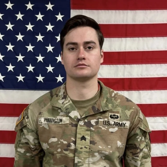 Here at the Chaplains Museum, we would like to extend our sympathies to the family of Sergeant Benjamin N. Pennington, who was killed in action during Operation Epic Fury. 

On March 8, 2026, Sergeant Pennington died of wounds sustained from an attack at Prince Sultan Air Base, Saudi Arabia, on March 1. He was assigned to 1st Space Battalion, 1st Space Brigade, Fort Carson, Colorado. 

We are grateful for those who have bravely given up their lives in defense of our country. We will continue to keep Sergeant Pennington’s family, his fellow service members, and the chaplains comforting and serving alongside them in our prayers.

#chaplainsmuseum #libertyuniversity